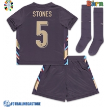 Fotballdrakt Barn England John Stones #5 Bortedraktsett EM 2024 Kortermet (+ Korte bukser)